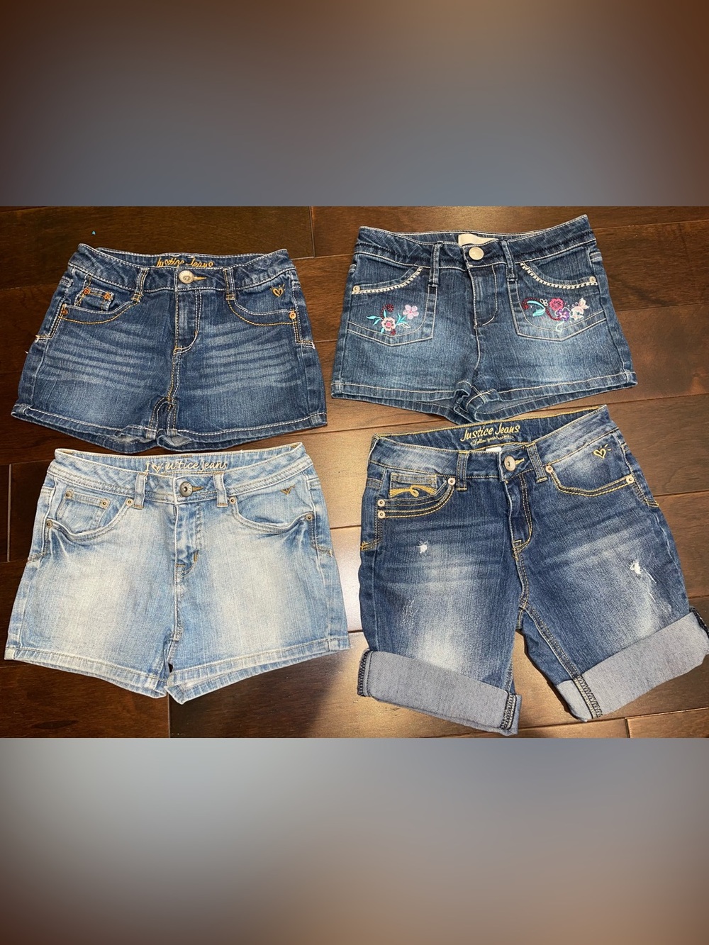 Girls shorts bundle 4 pack size 12